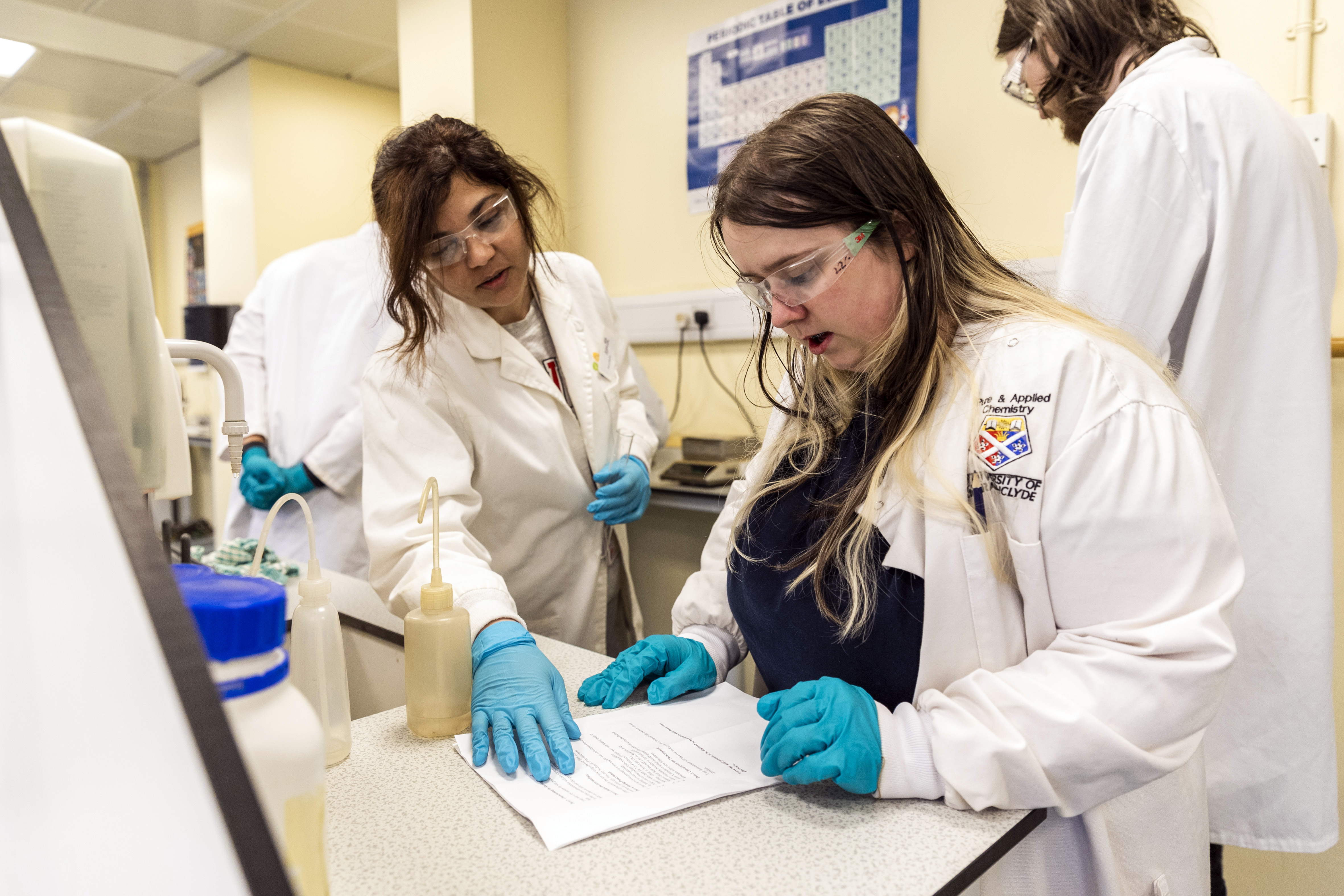 people in a lab