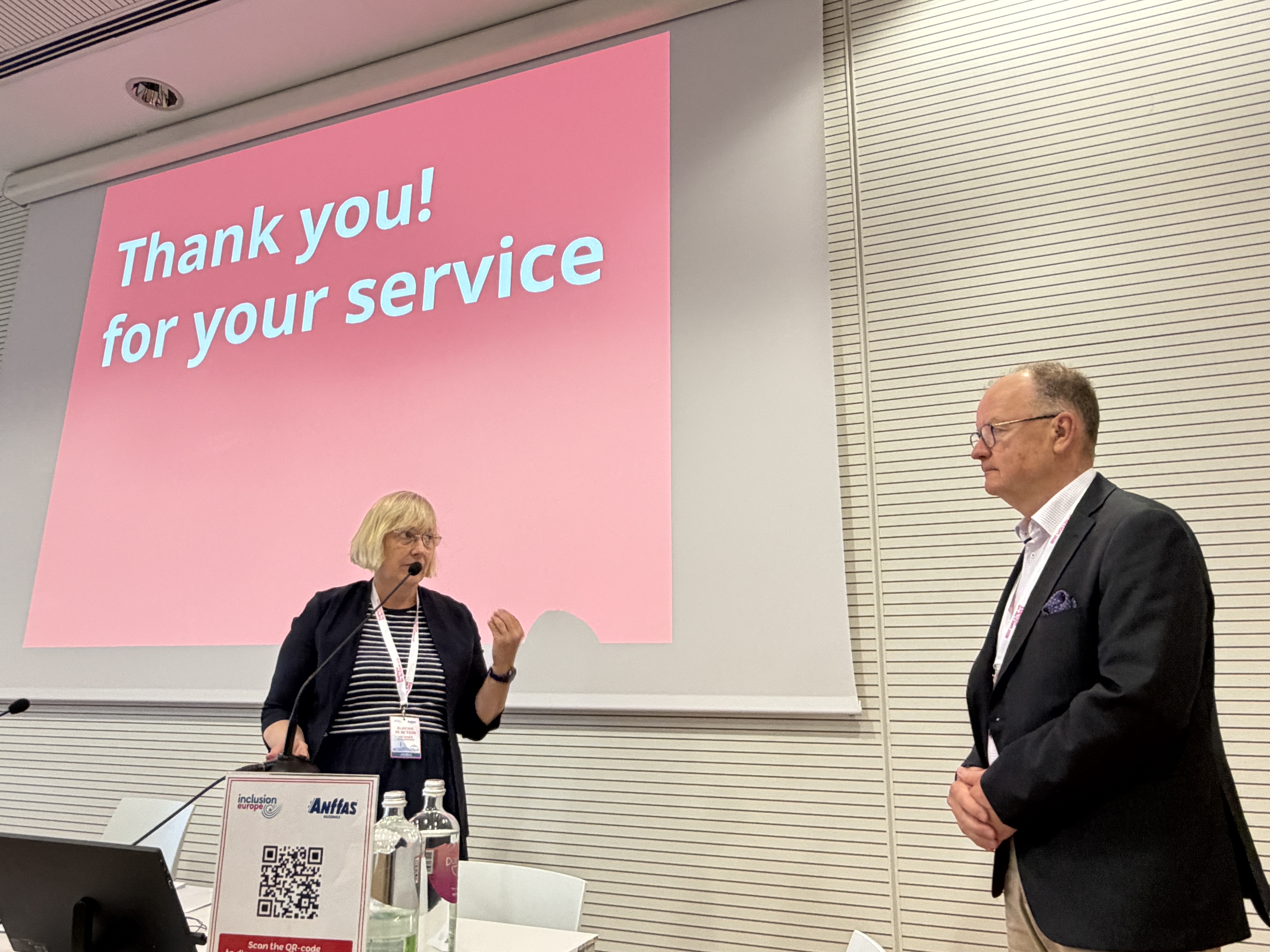 Thank you for your service message. Jeanne Nicklas-Faust and Jyrki Pinomaa