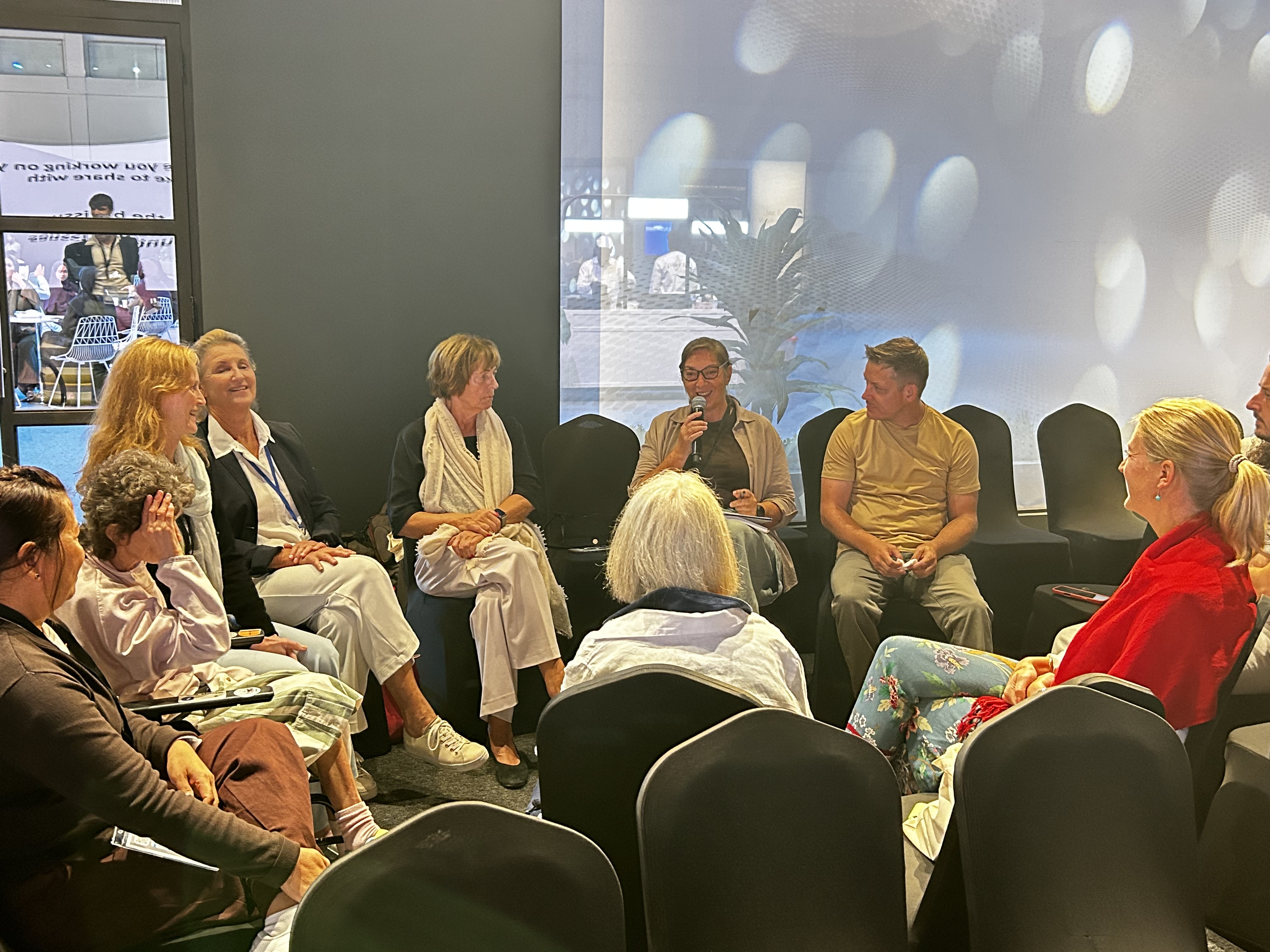 Session participants discussing