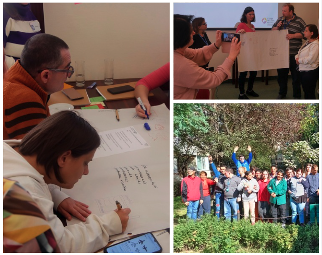Photos from self-advocates' trainings