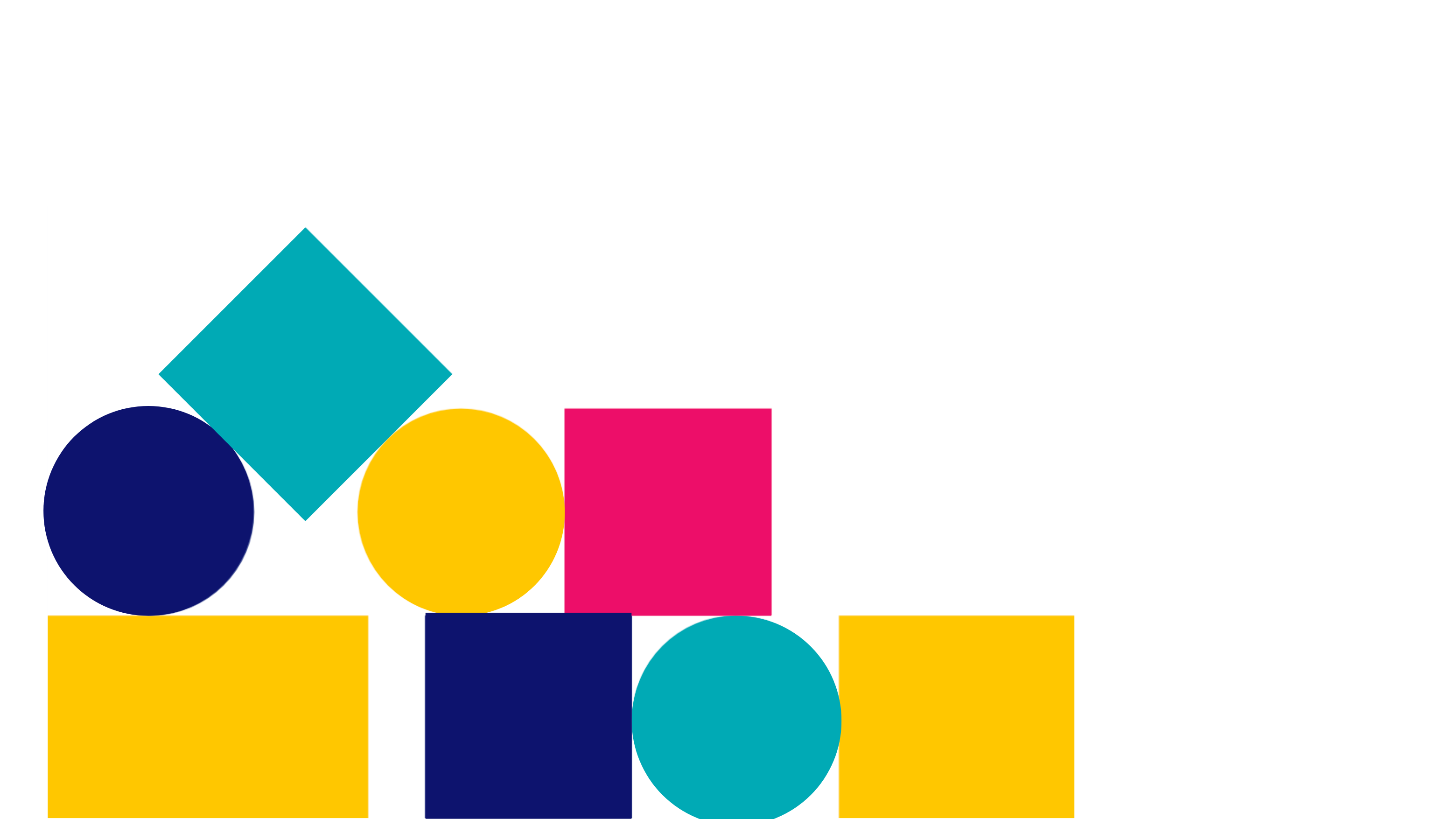 shapes in Inclusion Europe colours